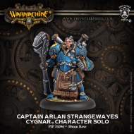 captain arlan strangewayes cygnar character solo